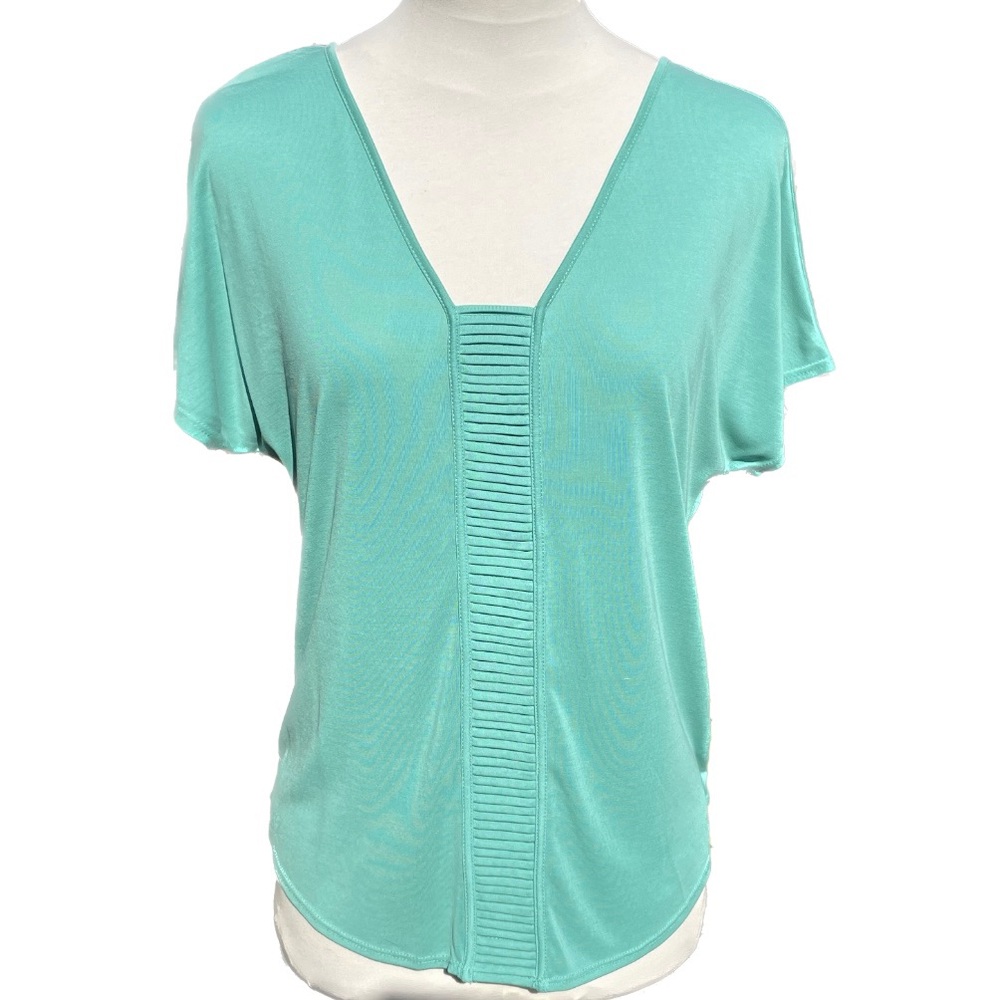 Naked Zebra Mint Green Dolman Sleeve Top Size Small